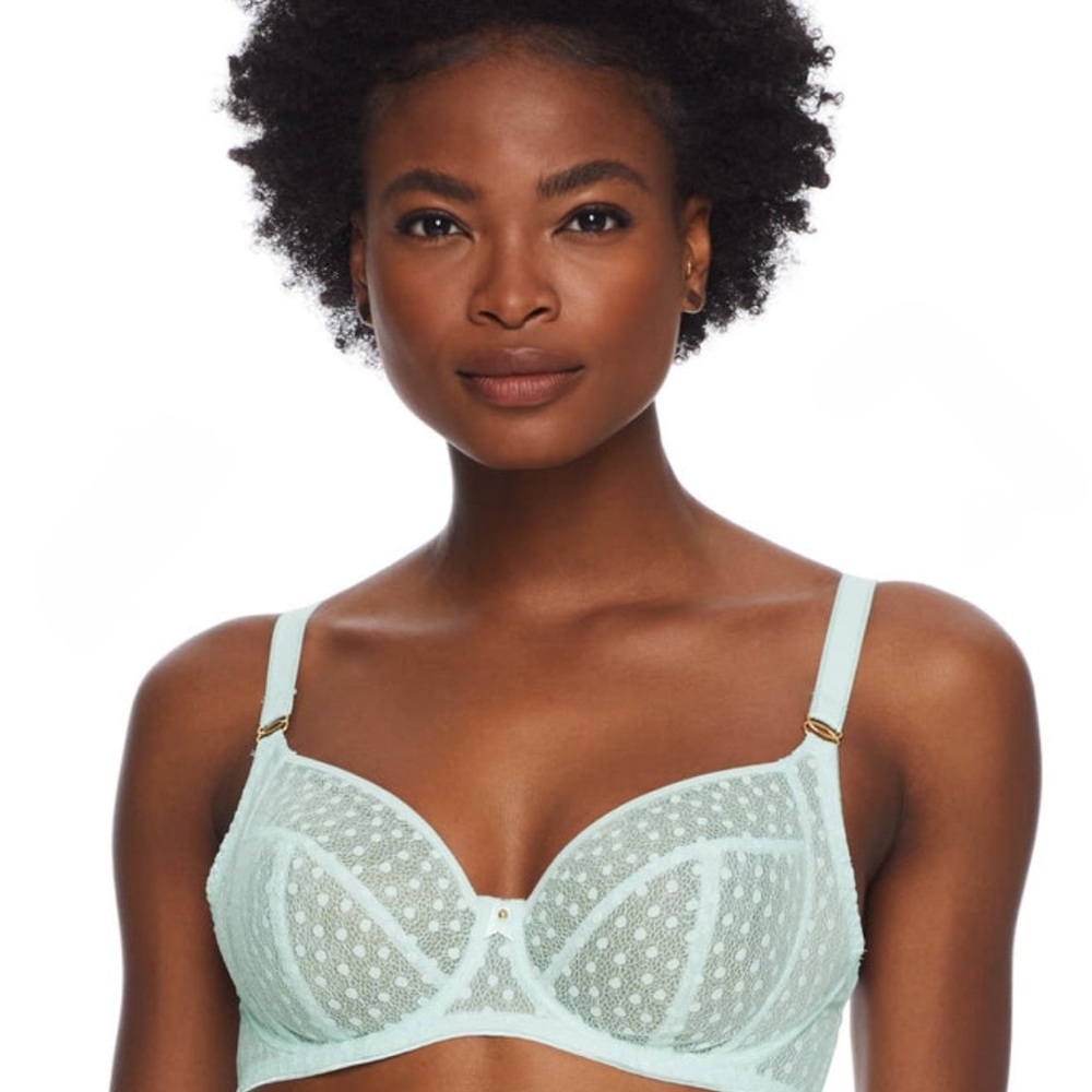 Freya Starlight Side Support Bra, Mint, 34J